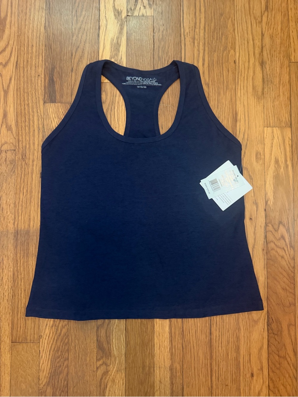 NWT - Beyond Yoga Step Up Racerback Tank Top - Nocturnal Navy - 1XL
